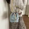 Bolso Cruzado Cubo de Hombro Único de Diseño Nicho Estilo Coreano para Mujer Verano 2026 Nueva Moda