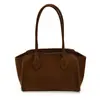 Bolso de Hombro Transfronterizo para Mujer, Gran Capacidad, Bolso Tote Retro para Viajes, Diseño de Nicho, Bolso de Moda de Gama Alta para Debajo del Brazo