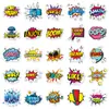 50 Pegatinas de Graffiti de Explosión Sorpresa Venta Caliente Transfronteriza Impermeables en Inglés Decorativas para Cuaderno Taza Térmica Pegatinas Venta al por Mayor