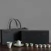 Ceniza de madera cerámica gaiwan taza para preparar té de roca esmalte gris juego de té Kung Fu tetera taza de té taza del anfitrión taza de la justicia