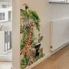 Pegatinas Decorativas de Pared de Animales del Bosque Transfronterizos Área Grande Dormitorio Sala de Estar Entrada Pared de Fondo PVC Autoadhesivo