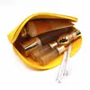 Bolsa de Maquiagem Grande Capacidade Estilo Coreano Material PU Multifuncional Bolsa de Armazenamento ins À Prova d'Água Portátil Necessaire