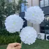 Creme Bem-Estar Bola de Neve Flor Artificial Casamento Decoração de Casa Flor Falsa Atacado