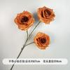 Boda Flores Artificiales Naranja Flores de Seda Boda Naranja Material de Flores Fondo de Pared Mesa Guía de Camino Arte Floral Decorativo