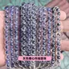 Suministro directo de fábrica cuentas redondas de ágata corazón de azúcar cuentas sueltas diy para abalorios variedad de accesorios para pulseras collares venta al por mayor