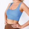 Chaleco Deportivo Transpirable para Fitness Yoga Costillado sin Mangas Transfronterizo con Espalda Bonita, Sin Costuras y Se Puede Usar por Fuera, Top de Yoga Pilates