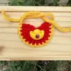 Muñeca de Verdura Tejida a Crochet Hecha a Mano de Peluche Original Oso Autocrítico con Gorro Vestido Hecho a Mano DIY Accesorios Suaves y Lindos