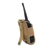 Venda Direta de Fábrica Capa Tática para Walkie-Talkie ao Ar Livre Bolsa de Acessórios Molle Bolsa Multifuncional para Celular Bolsa de Acessórios Protetora