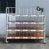 Estante de Prueba de Envejecimiento de Productos Electrónicos Estante de Prueba Carrito de Volteo Móvil con Ruedas Multicapa Estante Multifuncional Antiestático