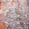 Atacado de Pedra Britada de Kunzita, Fragmentos Transparentes de Kunzita, Pedra Nua Suculenta, Espécime de Mina, Comprimento 5-25 mm, Preço por 100 Gramas