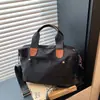 Bolsa transversal de grande capacidade para ir ao trabalho, bolsa tote casual feminina nova e moderna 2026, bolsa de mão em tecido de nylon
