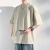 Camiseta de Manga Corta NASA para Hombre 2026 Nuevo Verano Delgada Holgada Fresca Transpirable Seda de Hielo Secado Rápido Superior para Hombre