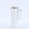 Copo de Carro de Aço Inoxidável com Alça 30oz Transfronteiriço, Vácuo de Parede Dupla, Garrafa Térmica de Grande Capacidade, Copo Portátil para Exterior com Canudo