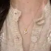 Collar de Perlas y Uvas Estilo Francés de Lujo Ligero para Mujer, Moda de Nicho, Elegancia de Alta Gama, Cadena para Clavícula con Atmósfera de Otoño e Invierno