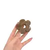 Pinza para el Cabello con Flor Minimalista Estilo Coreano, Pinza para Cola de Caballo, Accesorio para Recogidos, Versátil y Elegante