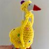 Tejido a Mano Transfronterizo Mini Ganso de Escritorio Americano Atmósfera de Fiesta Navideña Ropa para Mascotas Comercio Exterior de Amazon