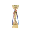 Trofeo Metálico Personalizado para Empleados Destacados de la Empresa, Trofeo de Plástico Creativo para Concursos Infantiles de Modelado, Fútbol y Baloncesto