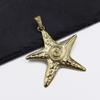 88x 66mm 15g aleación comercio exterior AliExpress explosión caliente animal marino estrella de mar colgante accesorios de colgante