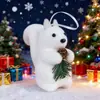 Adornos de oso de Navidad, Decoraciones de Navidad, Adornos de oso de espuma, Regalos de Navidad, Adornos de oso polar, Adornos para árbol de Navidad