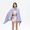 Toalla de Playa de Microfibra Toalla de Baño Transfronteriza Color Sólido Simple Absorbente Secado Rápido Natación Fitness Deportes Toalla de Playa Suave
