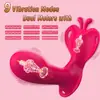 Vibrador vestible para mujeres para usar en el exterior, vibración fuerte, masturbador del punto G, masajeador vestible invisible para la ropa interior de mujer