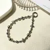 Cadena para Teléfono de Cuentas Florales Iridescentes Plateadas de Alta Gama Estilo Coreano Minimalista Cuidadosamente Seleccionada, Llavero Sencillo Estilo Ins para Bolsos