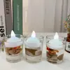 Lâmpada de Vela Eletrônica à Prova d'Água para Decoração de Festa na Água, Velas de Chá Brilhantes