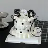 520 Dia dos Namorados Estilo Ins Asas de Coração Bolinhas Decoração de Bolo Acrílico Digital Casal Simples Topper de Bolo