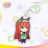 Llavero Colgante de Acrílico Cross-Border Uma Musume Pretty Derby Colgante de Mercancía de Anime para Mochila de Estudiante