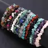 Pulseiras Coloridas Personalizadas de Pedra Natural, Pulseiras Coloridas Assimétricas Feitas à Mão, Pulseiras Modernas e Simples para Mulheres