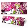 Alfombrilla de Escritorio Grande de Anime de Dibujos Animados, Pad para Escritorio, Pad con Bordes Bloqueados, Pad Antideslizante y Resistente a Manchas para Oficina y Gaming, Teclado