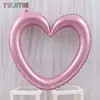 Porta-Retrato Coração de Amor de 40 polegadas Balões Grandes 520 Dia dos Namorados Declaração Decoração de Quarto de Casamento Festa Balões de Aniversário Atacado