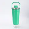Copo Isolado a Vácuo de Aço Inoxidável 304 para Uso Transfronteiriço, Copo Misturador Portátil Grande Capacidade para Fitness, Copo de Água Esportivo Portátil para Exterior