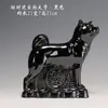 Figura de Perro de Cerámica Tang Sancai Decoración del Hogar Sala de Estar Entrada Oficina Artesanías Adorno de Perro Perro del Zodiaco Decoración del Hogar
