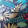 Tela Oxford 210D 17*21 Estampado de Plantas Tropicales Bolsa de Compras Plegable Grande Ecológica Tela