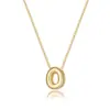 Collar de Burbujas con 26 Letras Transfronterizo Europeo y Americano Colgante de Mini Globo Cadena de Caja Cadena para Clavícula Collar Producto Nuevo Sencillo