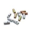 Cable Óptico Columna Fija Hexagonal Tuerca Poste de Unión de Fibra Óptica Crimpadora Agujero Cruzado Rosca Accesorios de Ferretería Venta al por Mayor
