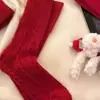 Calcetines Rojos para el Año de tu Nacimiento, Otoño e Invierno, Año Nuevo 2025, Festivos, Dulces, Lindos, Calcetines Transpirables de Media Pantorrilla