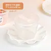 Taza Desechable para Pudín con Tapa Caja de Embalaje para Postre de Gelatina Celebridad de Internet Taza Especial para Leche de Doble Piel Taza para Mousse Leche Agria