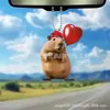 Adornos Acrílicos Planos para Colgar en el Coche Accesorios de Animales Decoraciones para el Hogar Colgantes para Mochilas Dibujos Animados Artículos Predeterminados África