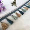 Encaje de Cortina Estilo Europeo Borla Colgante Espiga Manto Decoración de Ropa de Sofá Accesorios de Tela Accesorios para Tijeras