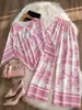 2026 Xun AliExpress Nova Moda Conjunto de Top Estampado + Calça Estampada