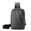 Nueva Bolsa para Hombre Transfronteriza, Bolsa Cruzada Simple para Hombre para Ir al Trabajo, Bolsa de Pecho para Hombre Repelente al Agua, Bolsa de Hombro Moderna y Genial para Motocicleta