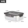 Latas Selladas para Granos y Cereales, Almacenamiento de Cocina, Latas Transparentes de Plástico de Grado Alimenticio, Cajas para Snacks, Productos Secos y Almacenamiento de Té