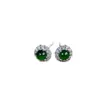 Aretes Cabujón de Jade Natural Grado A Verde Hielo con Baño de Oro K y Diseño Completo de Girasol Verde, un Clásico Más Vendido en Xiaohongshu