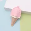 Serie Miu de Nicho Colgante de Helado de Cuero Mini Cono Paleta Encanto para Bolso Llavero de Coche Nuevo