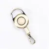 Metal Retro Hebilla de Fácil Extracción Hebilla Telescópica Todo Metal Mosquetón Exterior Llavero Aleación de Zinc Anti-Pérdida Hebilla de Fácil Extracción