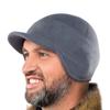 Chapéu de outono e inverno para atividades ao ar livre com aba curta, à prova de frio, proteção para as orelhas, boné tipo pullover quente e à prova de vento para pesca, montanhismo, capacete para motociclismo