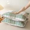 Fundas de Almohada Acolchadas de Soja Clase A, un Par para Todas las Estaciones, Adecuadas para Uso Doméstico, 48cmx74cm, Pieza Única, Funda de Almohada Engrosada