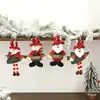 Nuevas Decoraciones para Árbol de Navidad Muñecos de Tela de Dibujos Animados Figura Creativa Navideña Adornos Colgantes Atmósfera Navideña Adornos Decorativos